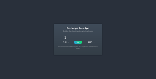 Exchange Rate App screenshot